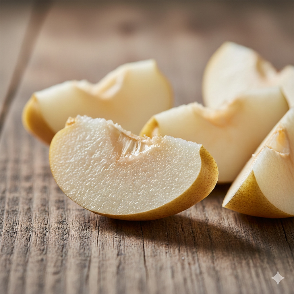 청정 지역에서 수확한 신선한 국내산 배 원물